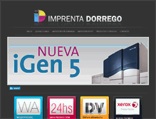 Tablet Screenshot of imprentadorrego.com.ar